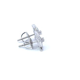 Mystique CZ Rhodium Earrings